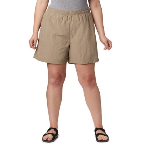 Columbia Sandy River Shorts Dame Khaki | Plus Size 56128Z